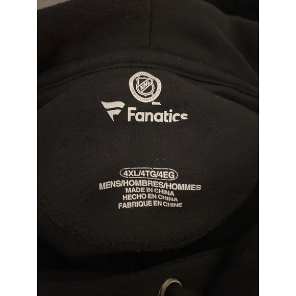 Boston Bruins Hoodie NHL Black Fanatics Pullover Hooded Sweatshirt Sz 4XL - Picture 5 of 6